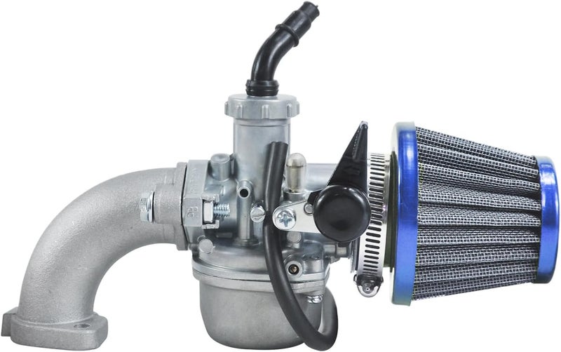 HOLATO PZ22 Carburetor Carb Air filter Throttle Handle Grips Cable Kit for 110cc 125cc XR50 CRF50 CRF50f CRF110 TaoTao DB14 DB24 SSR110 SSR125 Coolster Apollo Pit Dirt Bike Chinese 4 Wheeler ATV Blue - Image 3